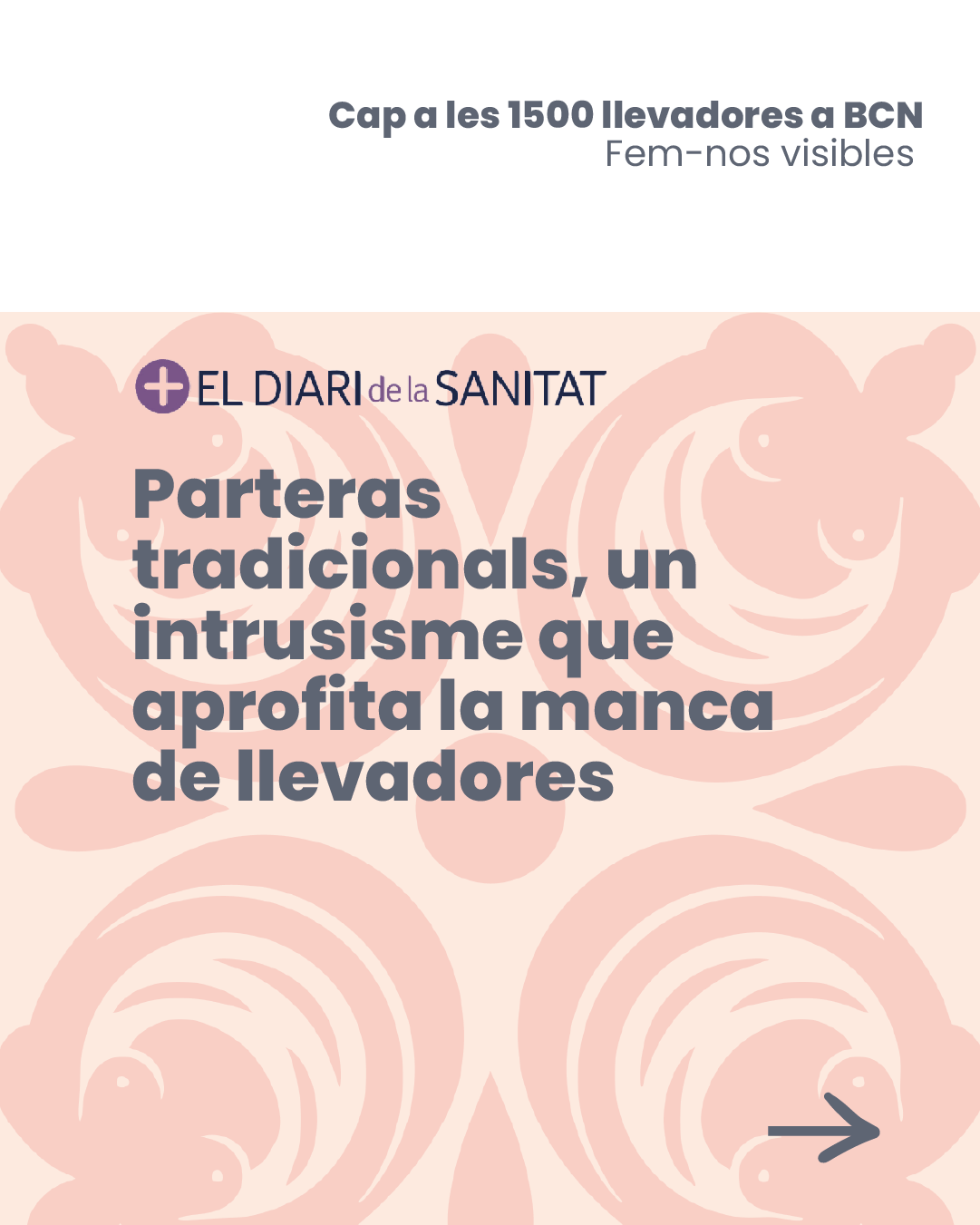 El COIB centra les 12 mirades infermeres del mes d'abril en les Llevadores