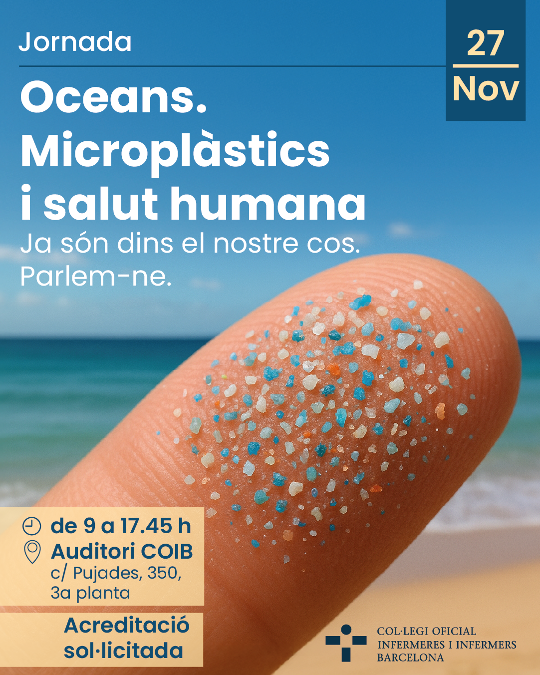Jornada. “Oceans. Microplàstics i salut humana ja són dins el nostre cos. Parlem-ne”
