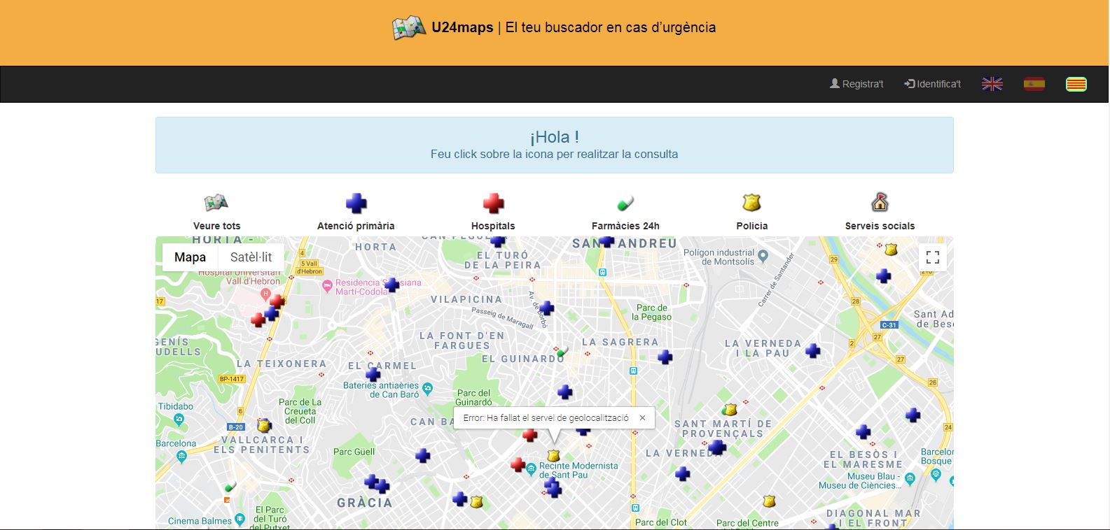 Dues infermeres de Barcelona dissenyen un buscador interactiu per localitzar serveis d’urgència