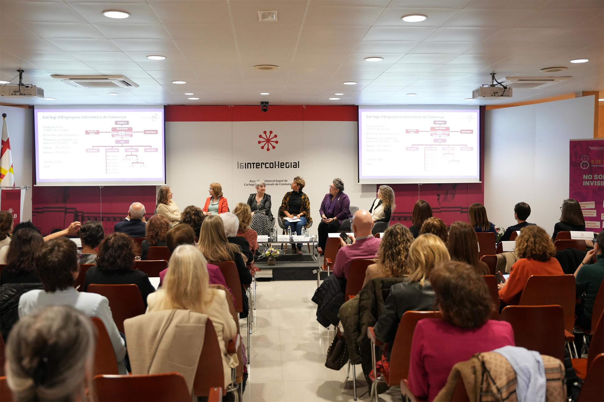 El COIB participa en l’acte de la Intercol·legial “Les comissions de dones i equitat en els Col·legis Professionals”