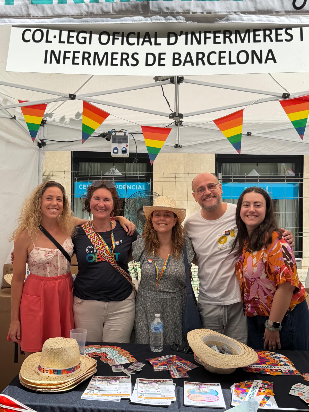 Les infermeres de Barcelona al Pride Village