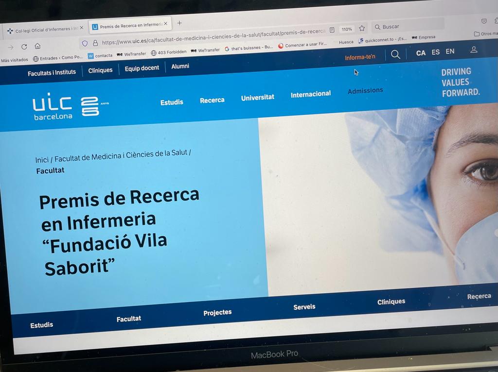 Nova edició dels Premis de Recerca en Infermeria “Fundació Vila Saborit”