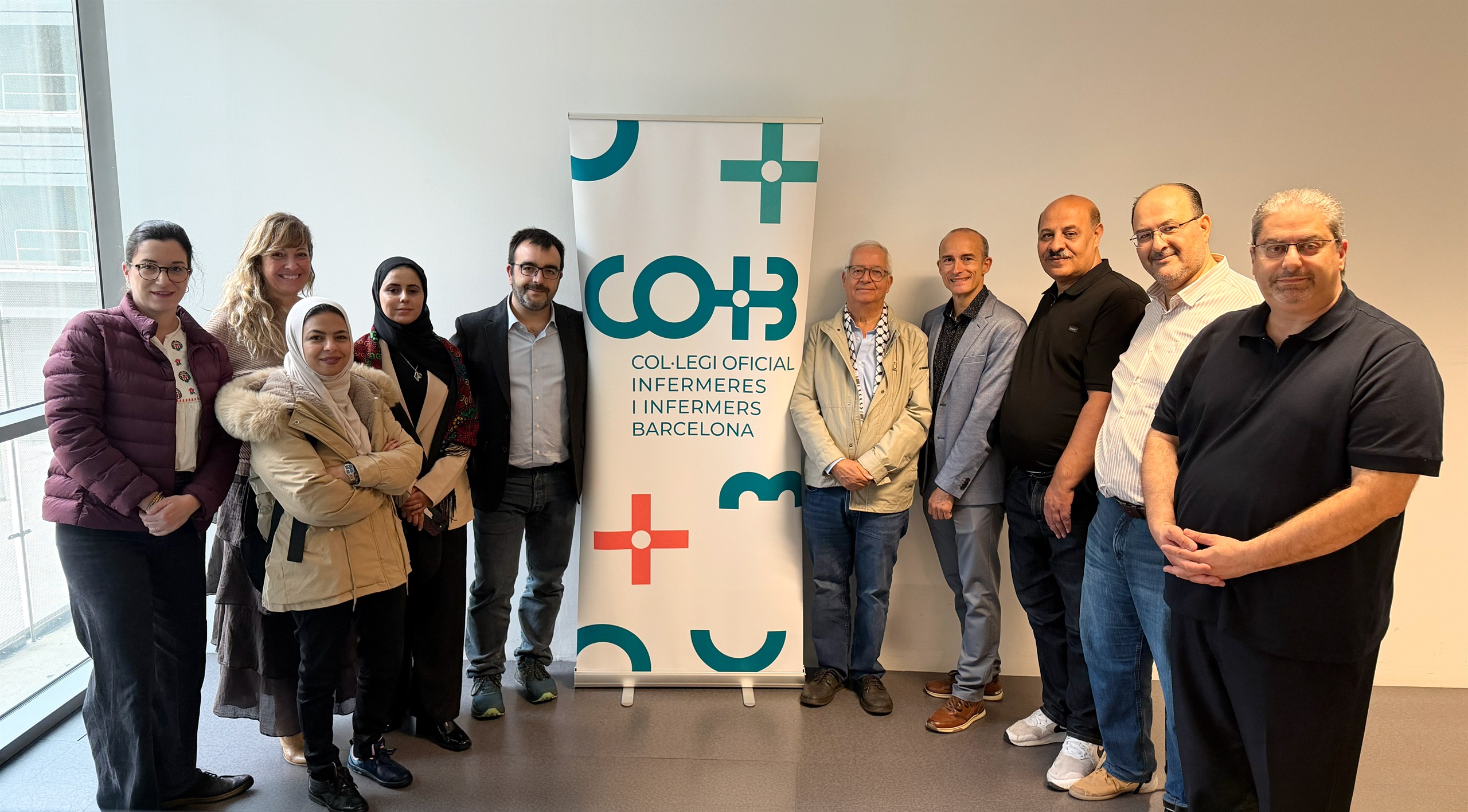 El COIB rep la visita d'una delegació del Districte 11 de Barcelona