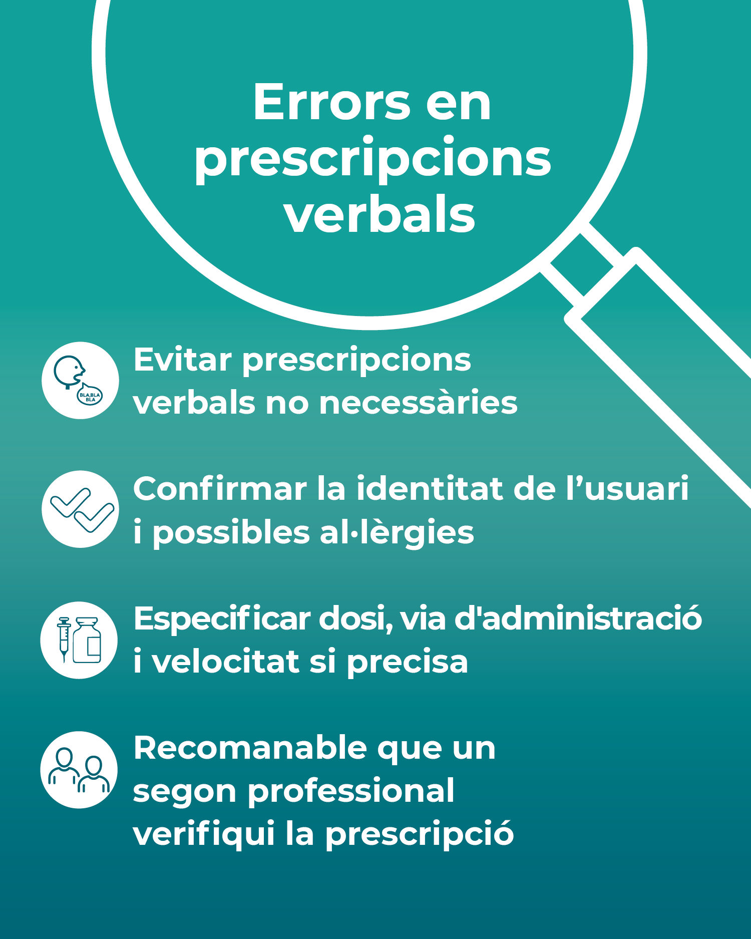 Administració de medicació sense errors, una prioritat en les cures medicoquirúrgiques