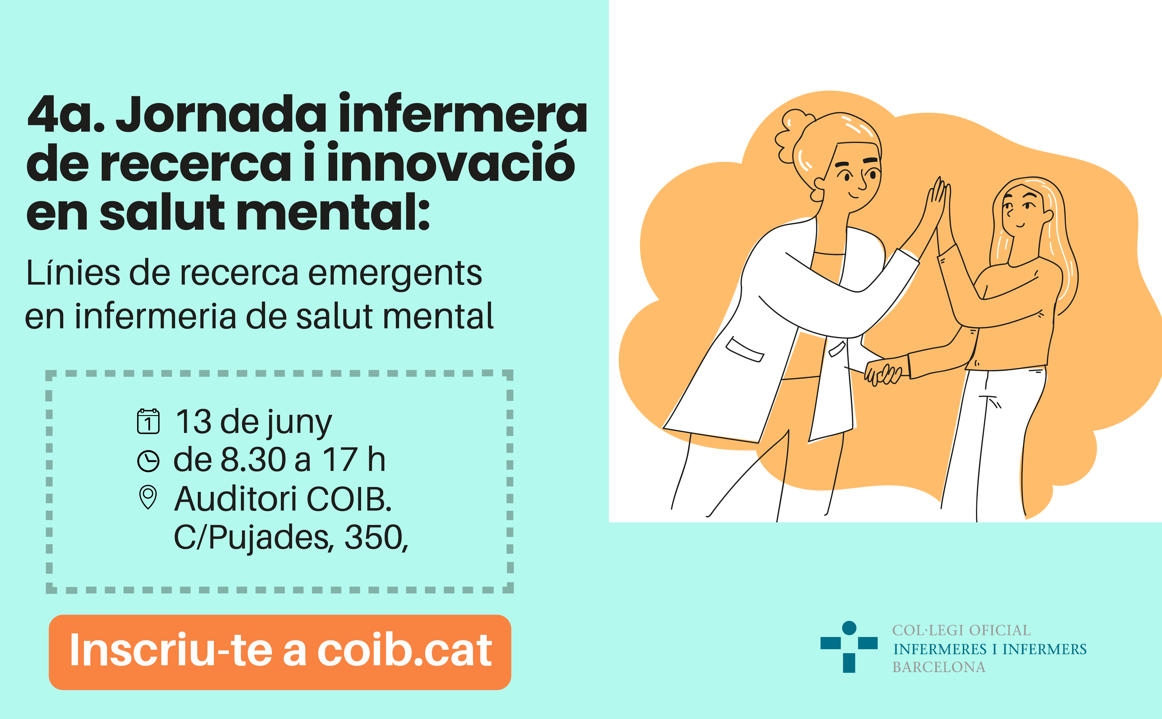 Vine a la 4a Jornada de Recerca i Innovació en Salut Mental