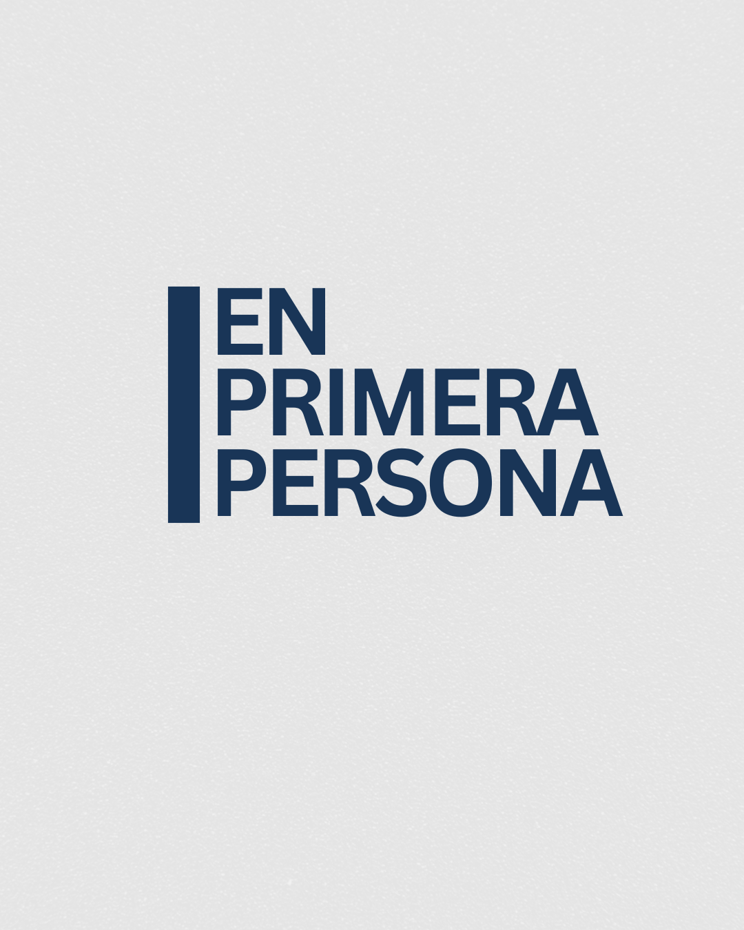 En primera persona