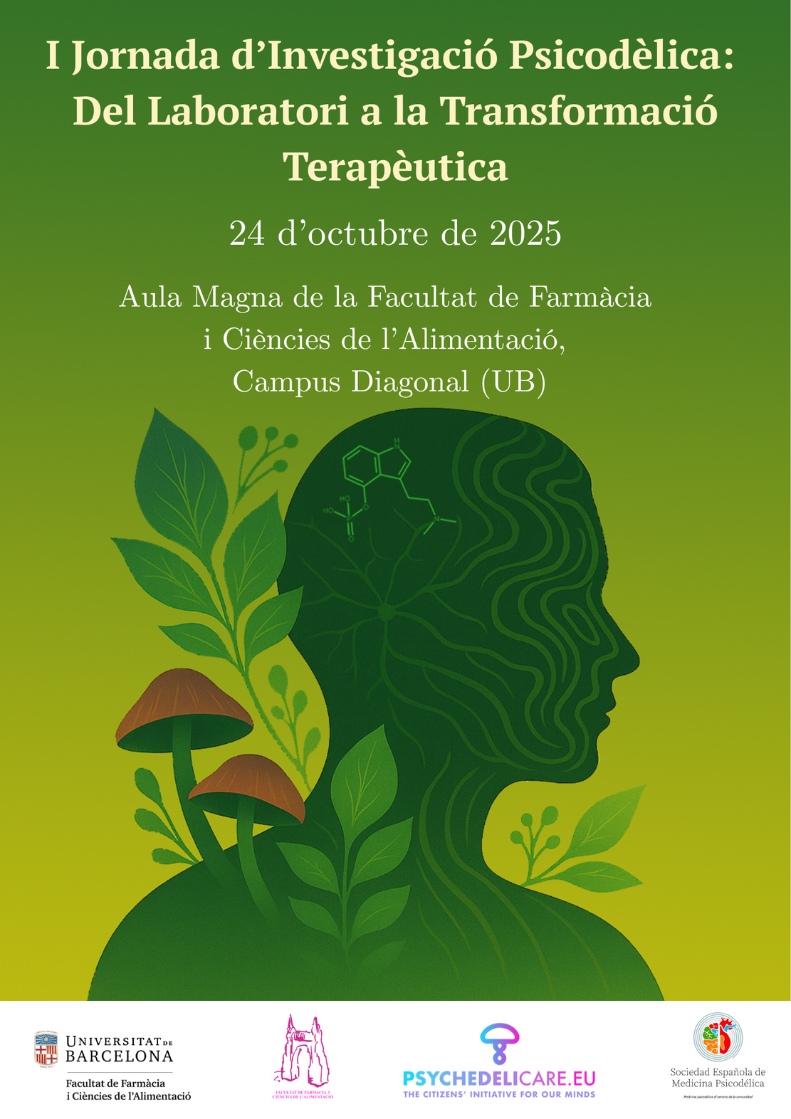 I Jornada d'investigació psicodèlica: del laboratori a la transformació terapèutica