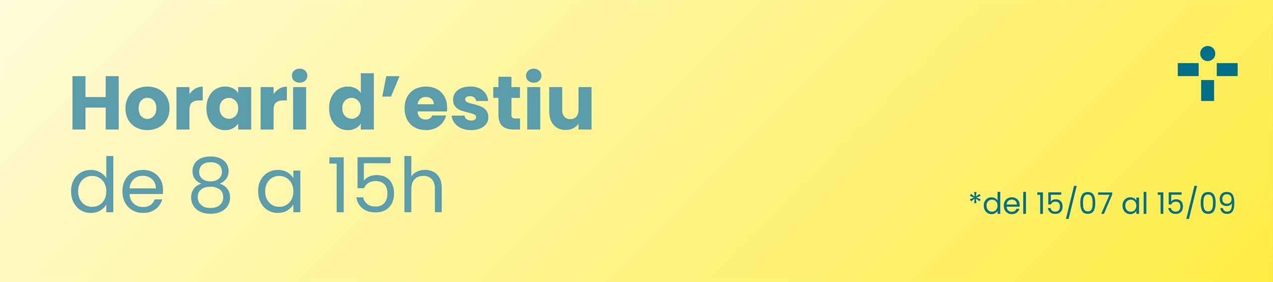 horari d'estiu COIB 2025