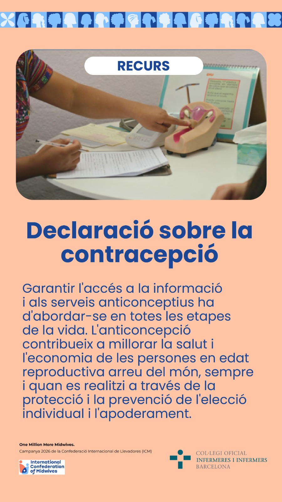 El COIB centra les 12 mirades infermeres del mes d'abril en les Llevadores