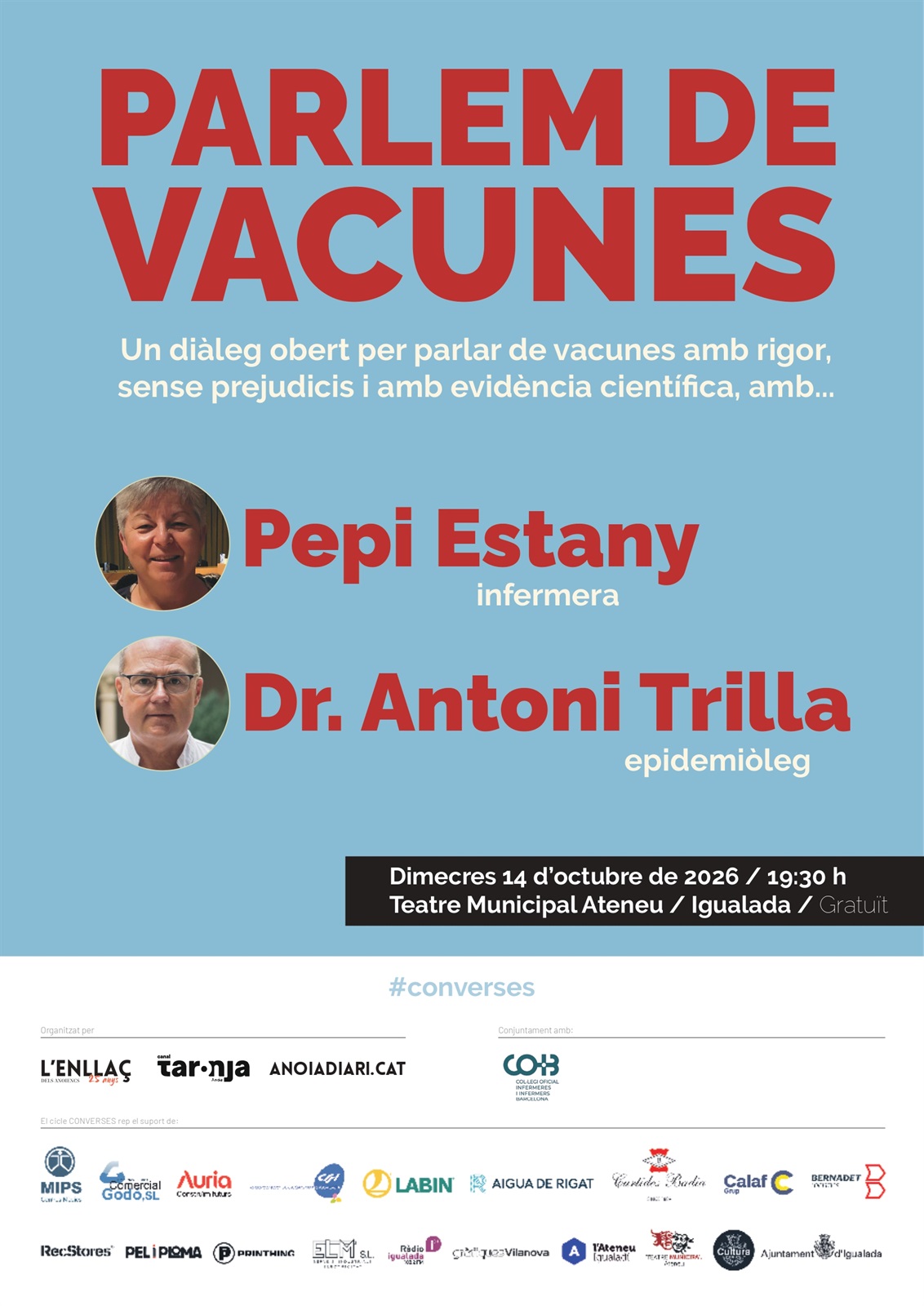“Parlem de vacunes”, un diàleg per abordar els mites i les realitats de la vacunació