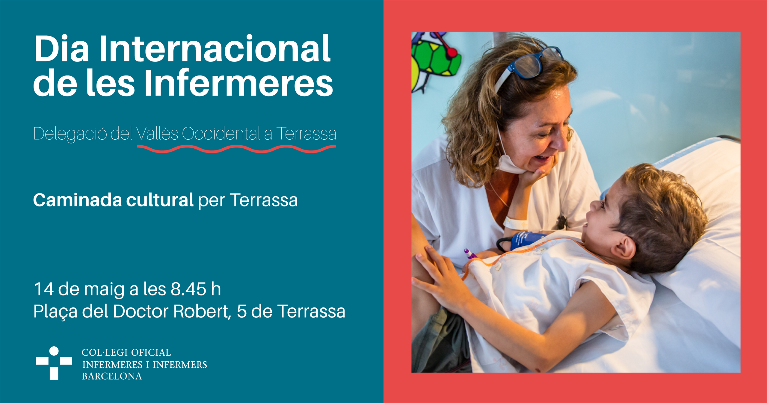 Dia Internacional de les Infermeres al Vallès Occidental (Terrassa). Caminada cultural per Terrassa