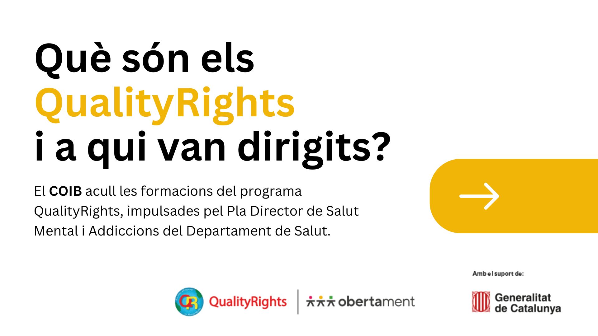 El COIB reforça el lideratge infermer en salut mental amb el recolzament al programa QualityRights de l'OMS