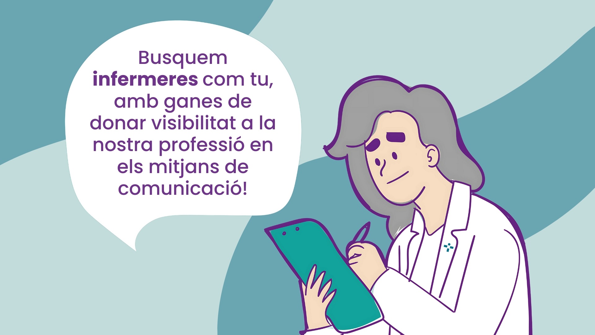 Et necessitem per donar veu a les infermeres als mitjans de comunicació!