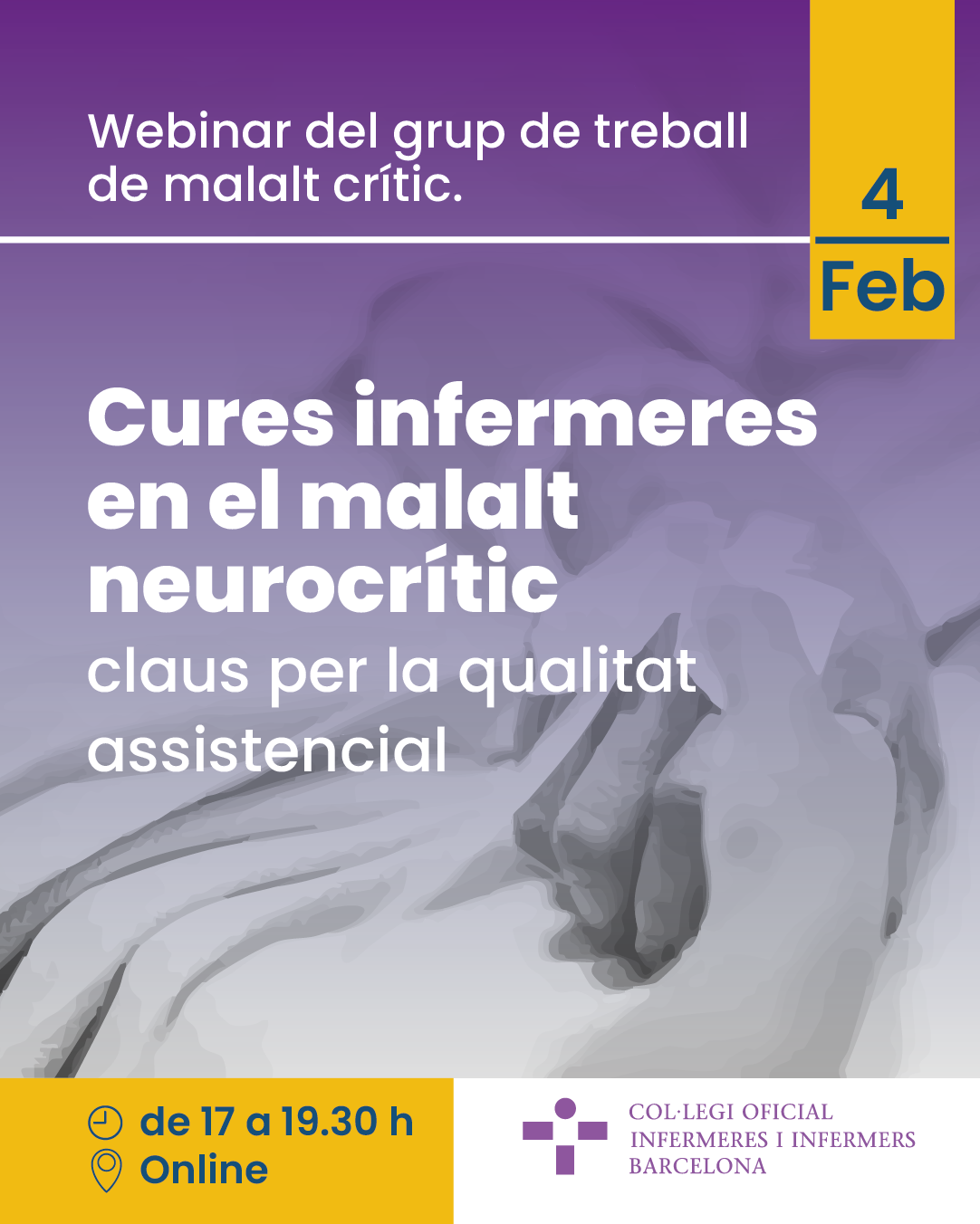 Webinar Cures infermeres en el malalt neurocrític: claus per la qualitat assistencial