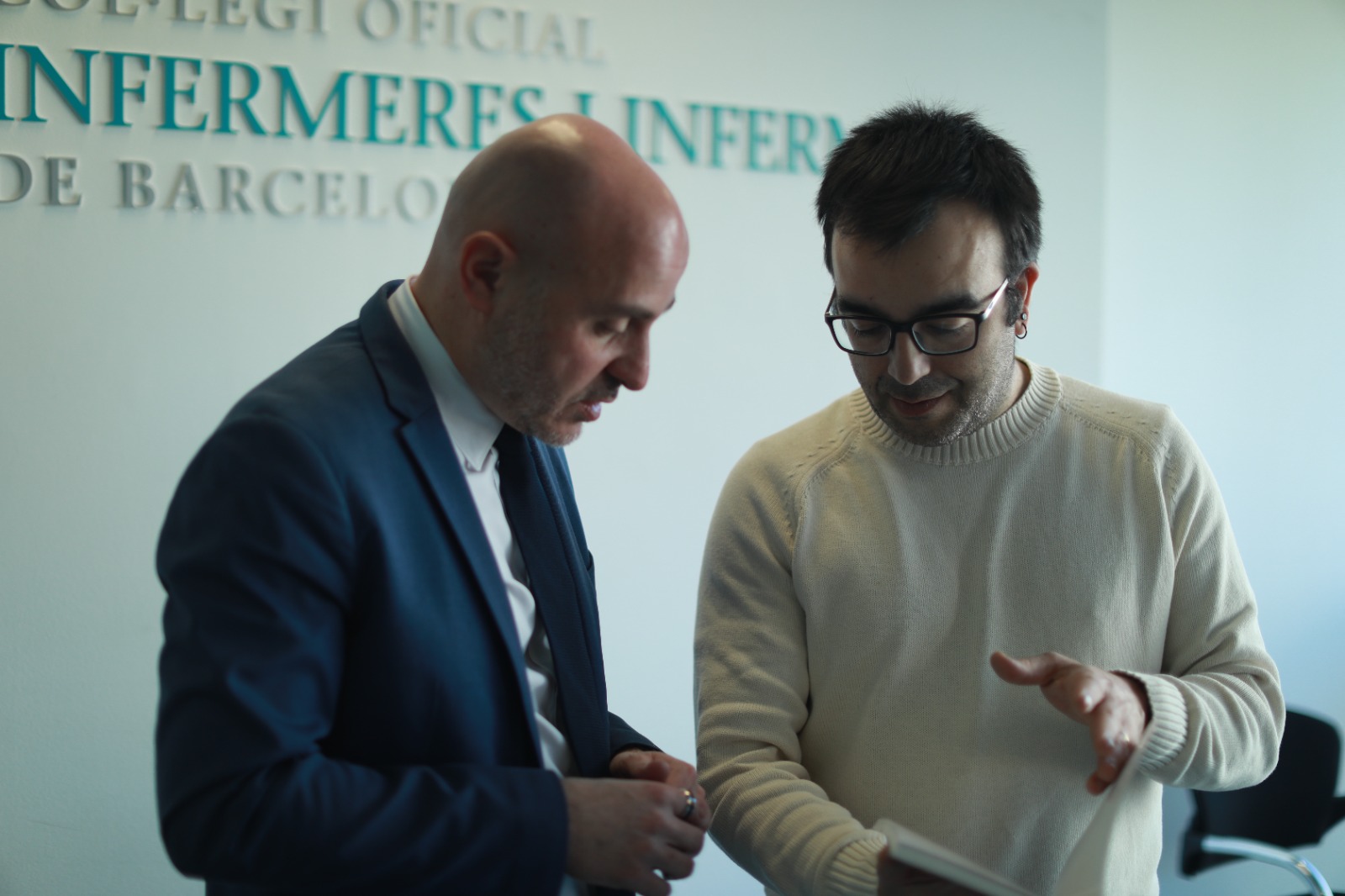 El delegat del Govern d’Espanya, Carlos Prieto Gómez, visita el COIB i es reuneix amb el president Borja Manzanares