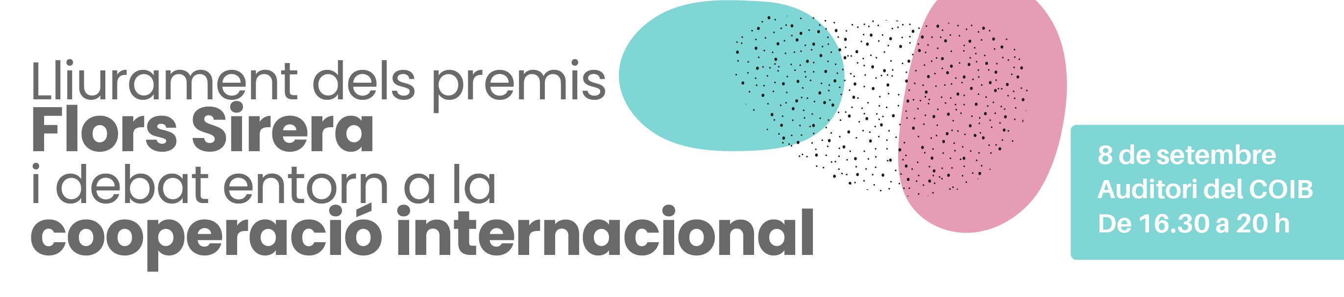 Lliurament Premis Flors Sirera i debat cooperació 2025
