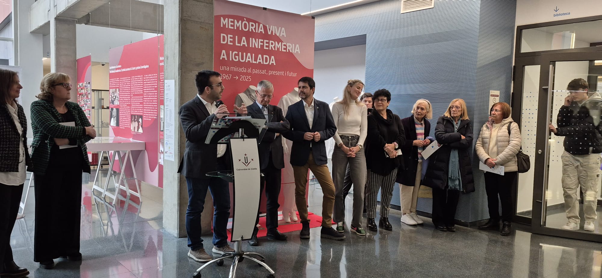 Inauguració de l’exposició "Memòria viva de la infermeria a Igualada"