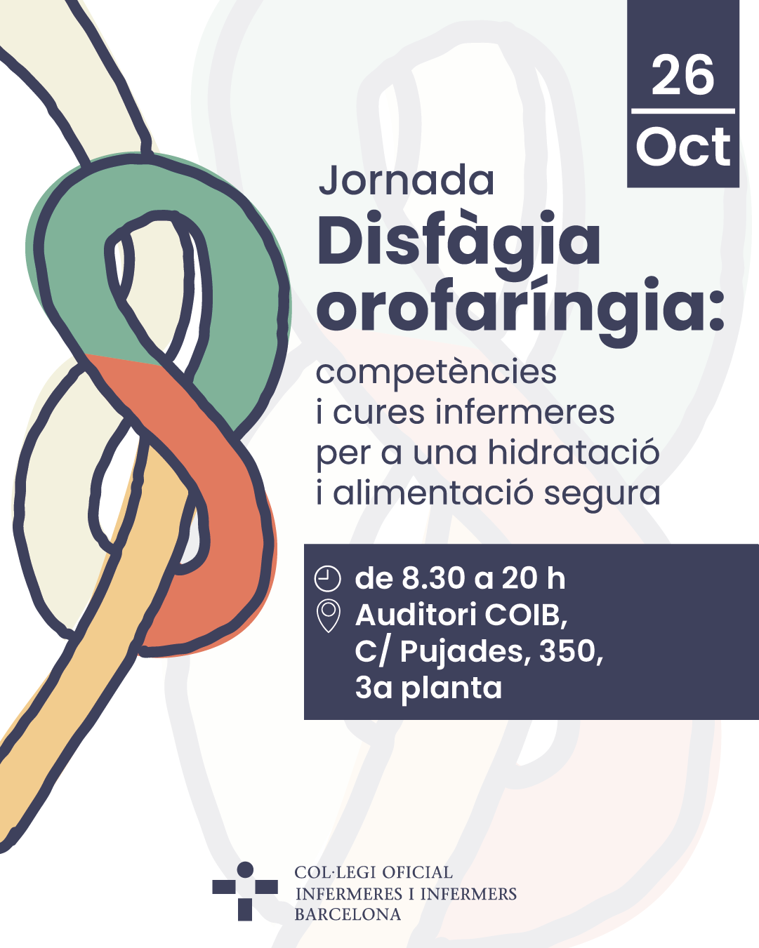 El 27 d’octubre, el COIB acull una jornada clau per a l’abordatge de la disfàgia