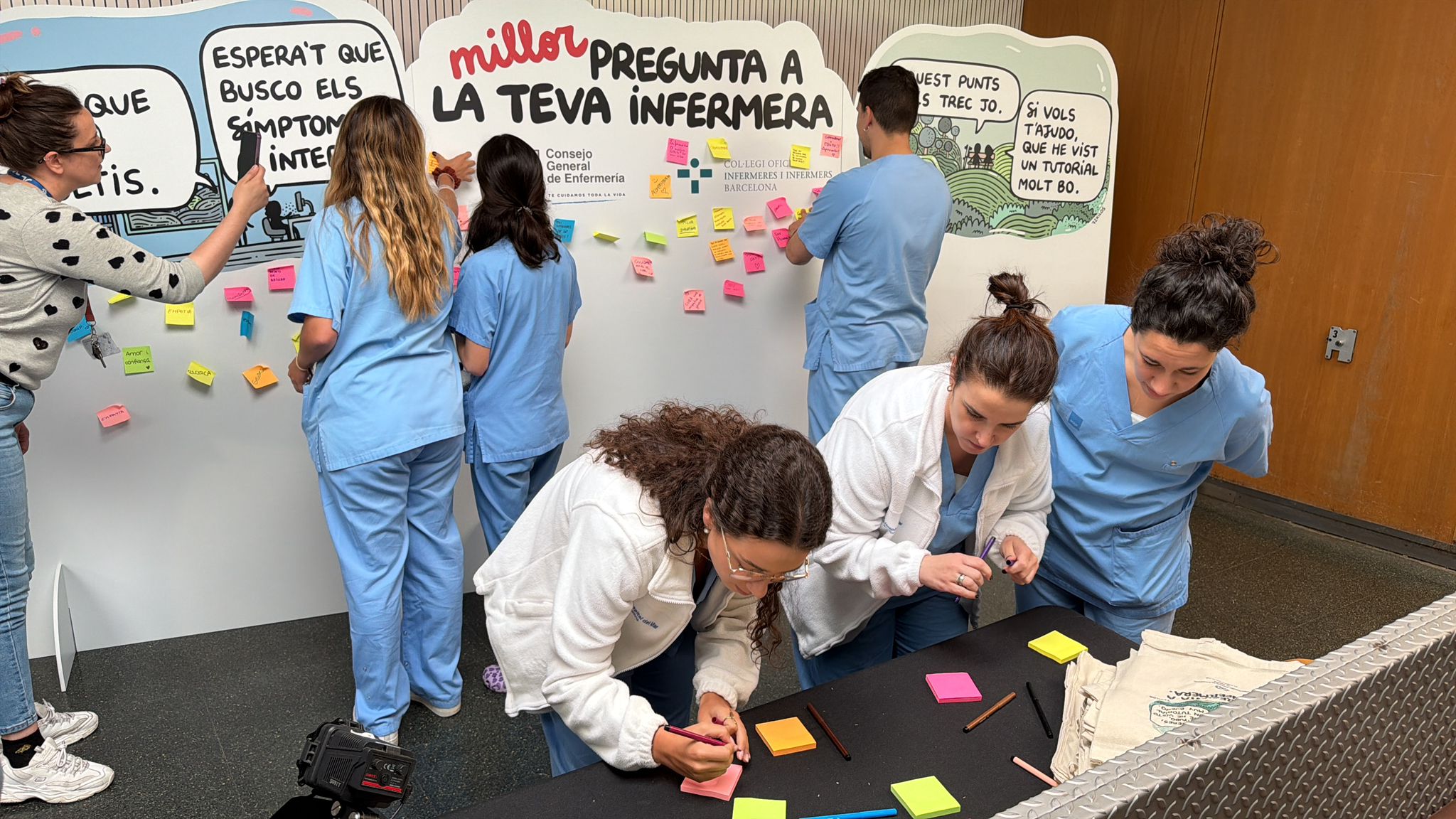 El COIB porta la campanya “Pregunta a tu enfermera” del Consejo General de Enfermería a l’Hospital del Mar