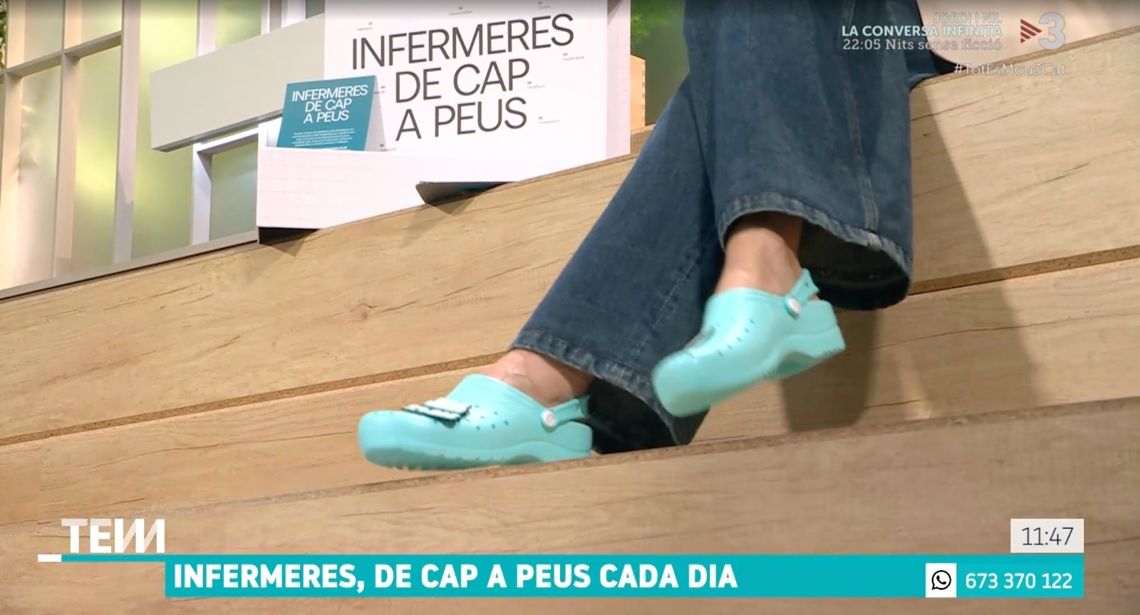 Les infermeres de Barcelona al programa de TV3 "Tot es Mou"