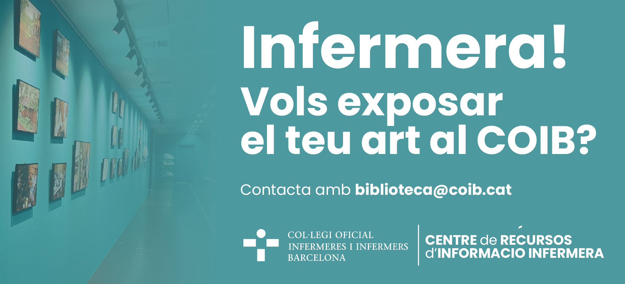 Crida a infermeres per a que exposin el seu talent artístic al COIB