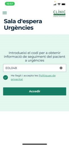 Un infermer idea una app que permet fer el seguiment de les persones ingressades a urgències als seus familiars