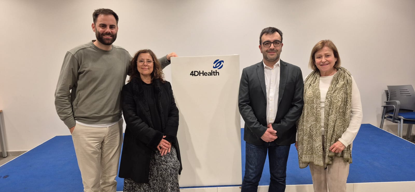 Visita institucional del COIB amb 4D Health per explorar nous mètodes formatius