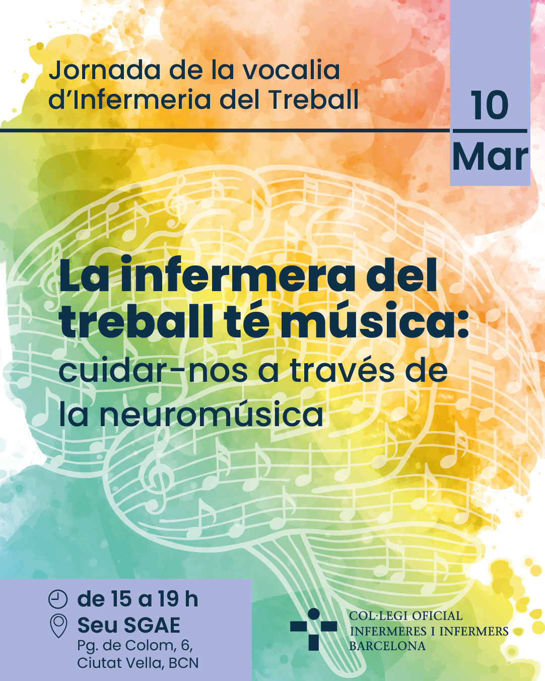 Jornada Infermeria del Treball. La infermera del treball té música: cuidar-nos a través de la neuromúsica