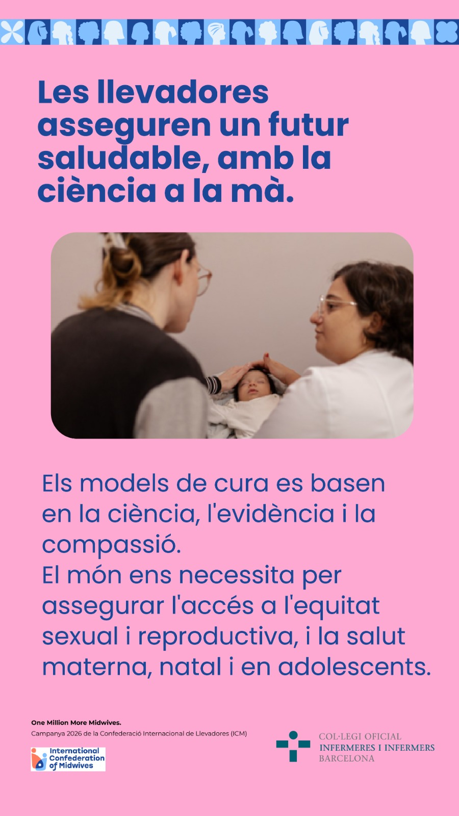 El COIB centra les 12 mirades infermeres del mes d'abril en les Llevadores