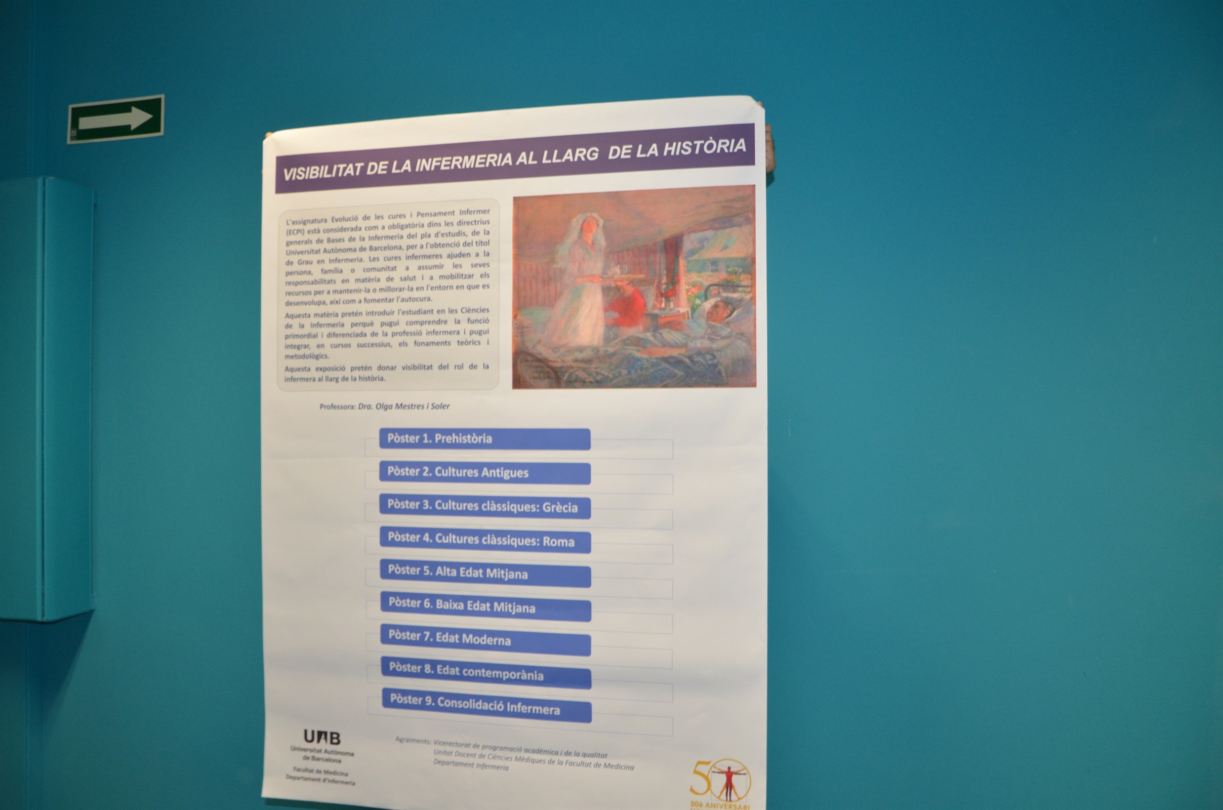 La Biblioteca del COIB acull una nova exposició sobre el rol de la infermera al llarg de la història