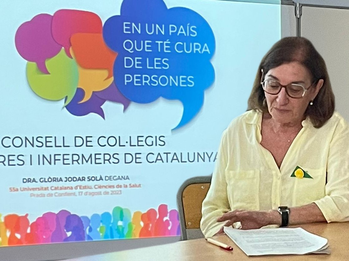 Glòria Jodar: "La intervenció de les infermeres és una garantia i, a Catalunya, en manquen més de 17.000"