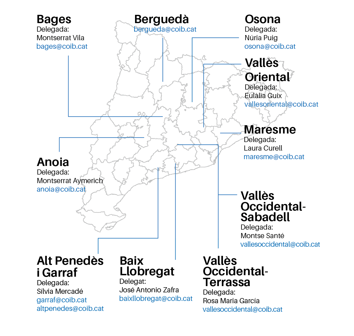 Rosa María García, nova delegada del COIB a Terrassa