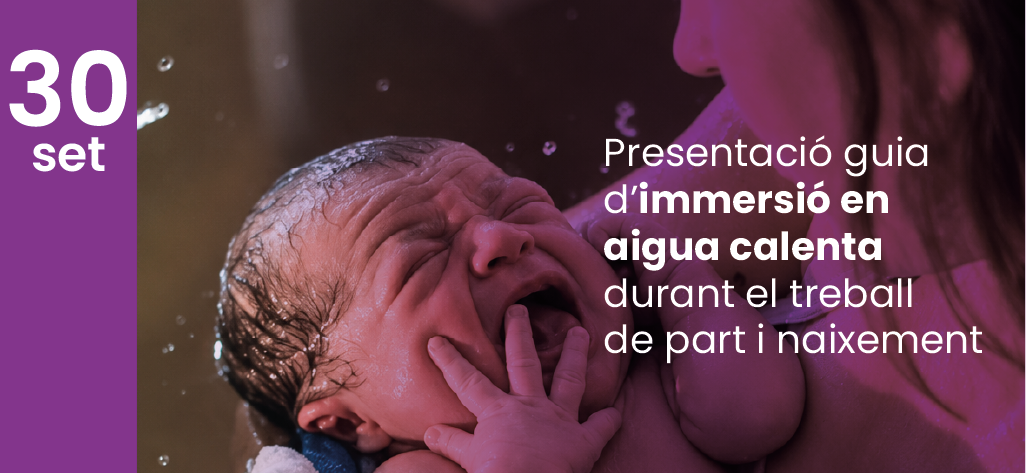 El COIB acull la presentació de la nova Guia d’immersió en aigua calenta durant el treball de part i naixement