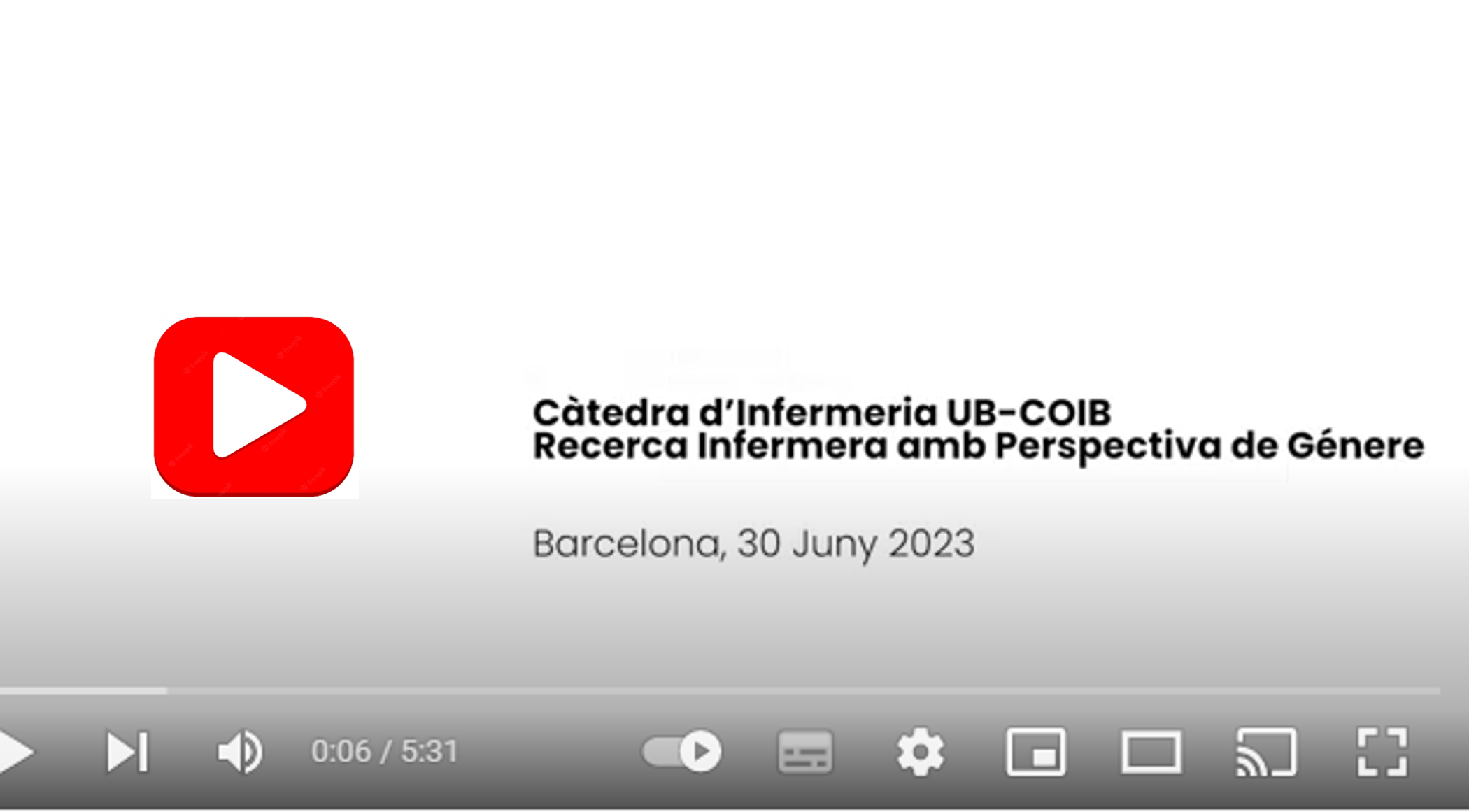 Reportatge en vídeo del workshop de recerca amb perspectiva de gènere Càtedra d’Infermeria UB-COIB