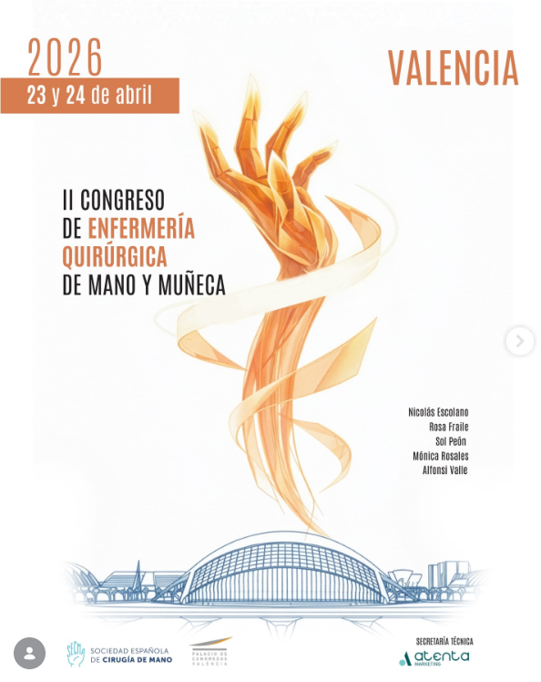II CONGRESO DE ENFERMERÍA QUIRÚRGICA DE MANO Y MUÑECA