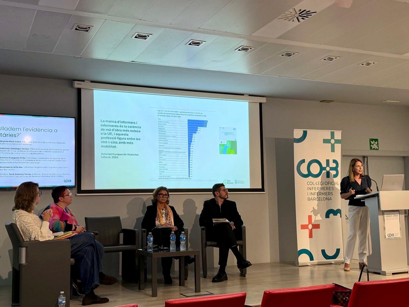 Linda H. Aiken protagonitza una jornada sobre lideratge infermer, evidència i polítiques de salut