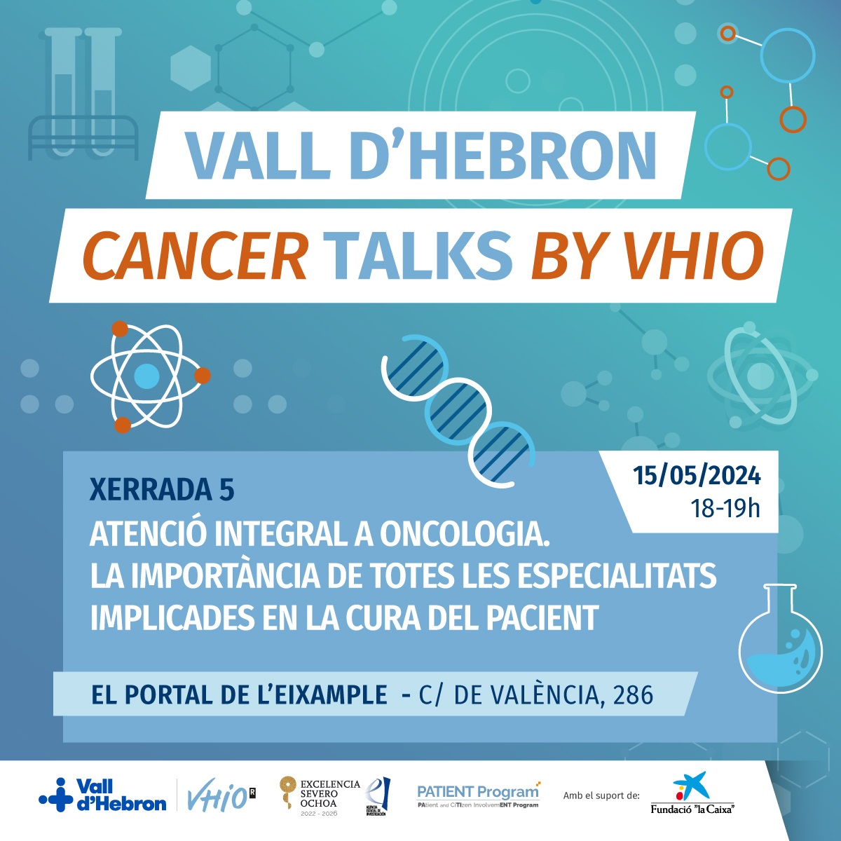 VHIO Talks, “Parlem sobre investigació i càncer?”