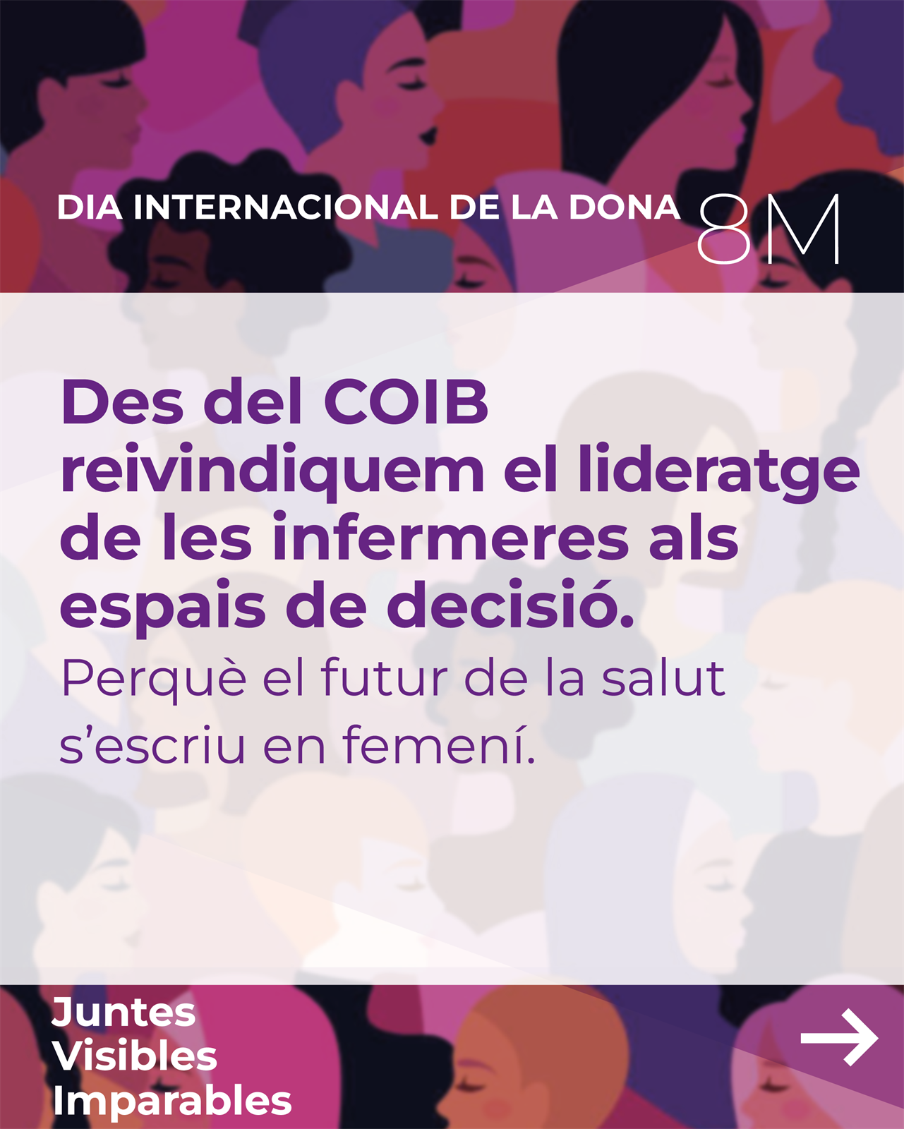 El mes de març el COIB centra les 12 mirades a la reivindicació infermera