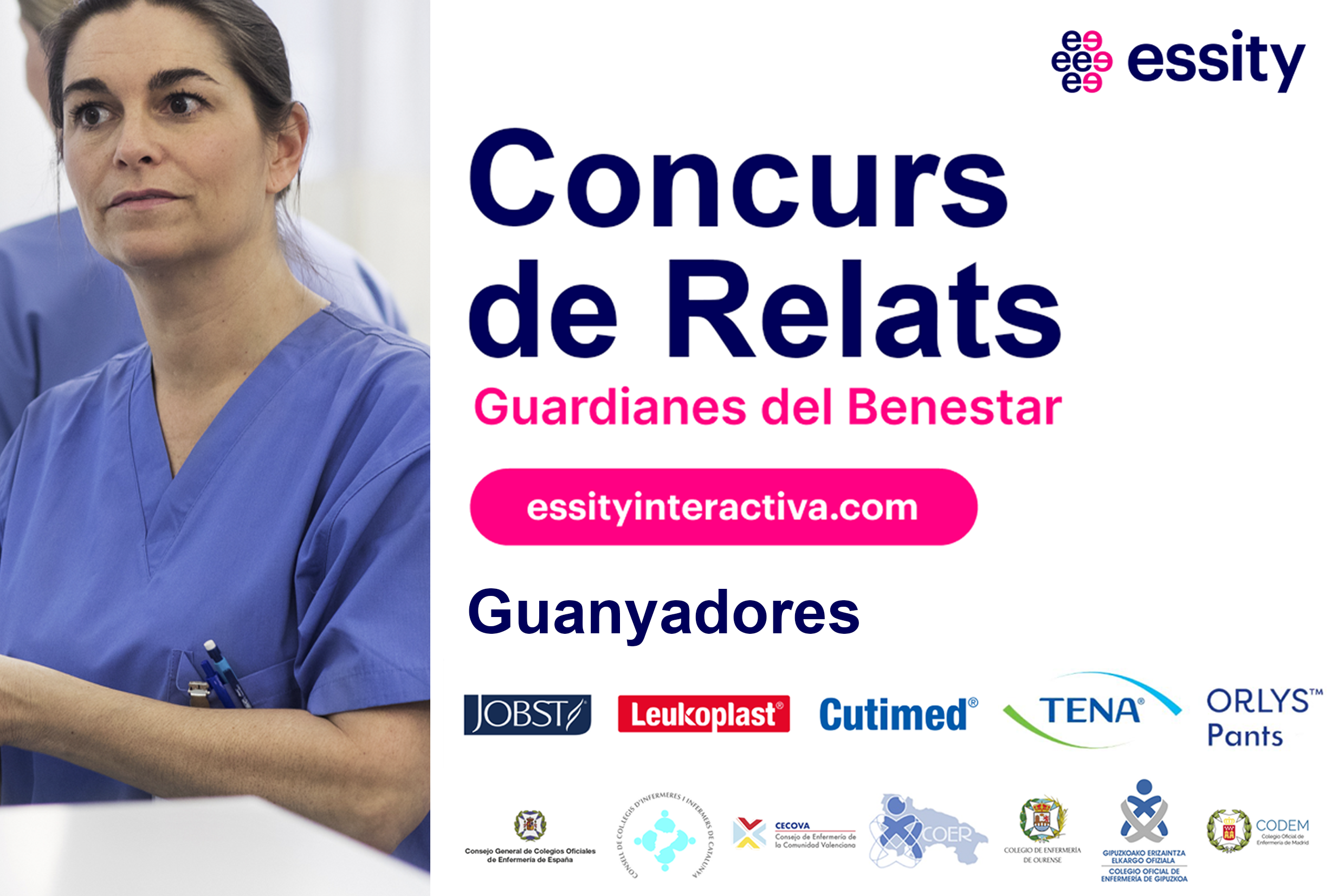 Els relats sobre una UCI improvisada i una nit de cap d'any guanyen el concurs Guardianes del Benestar