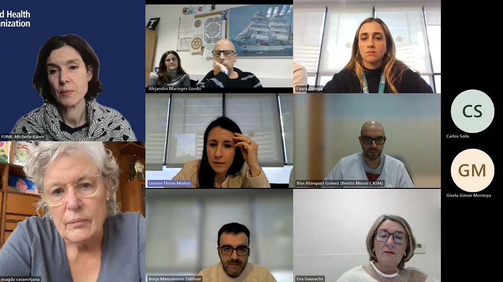 El COIB inicia sinergies amb l'OMS per liderar la millora de l'atenció en salut mental i reforçar el lideratge de les infermeres