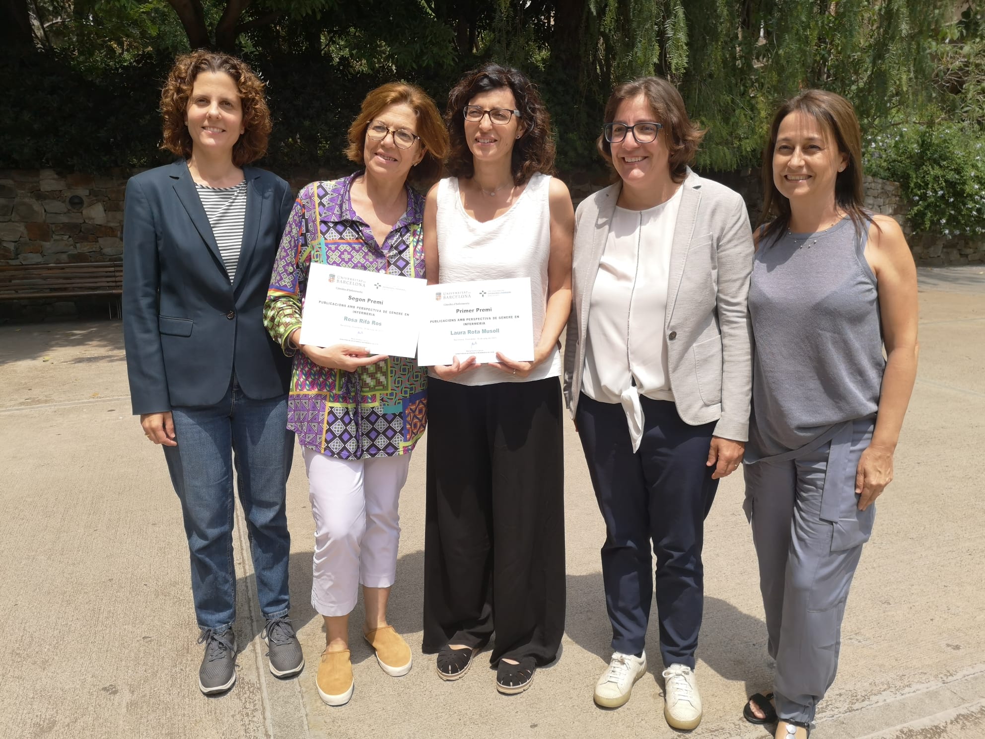 Laura Rota i Rosa Rifà guanyen els premis de Publicacions en Perspectiva de Gènere de la Càtedra d'Infermeria UB-COIB