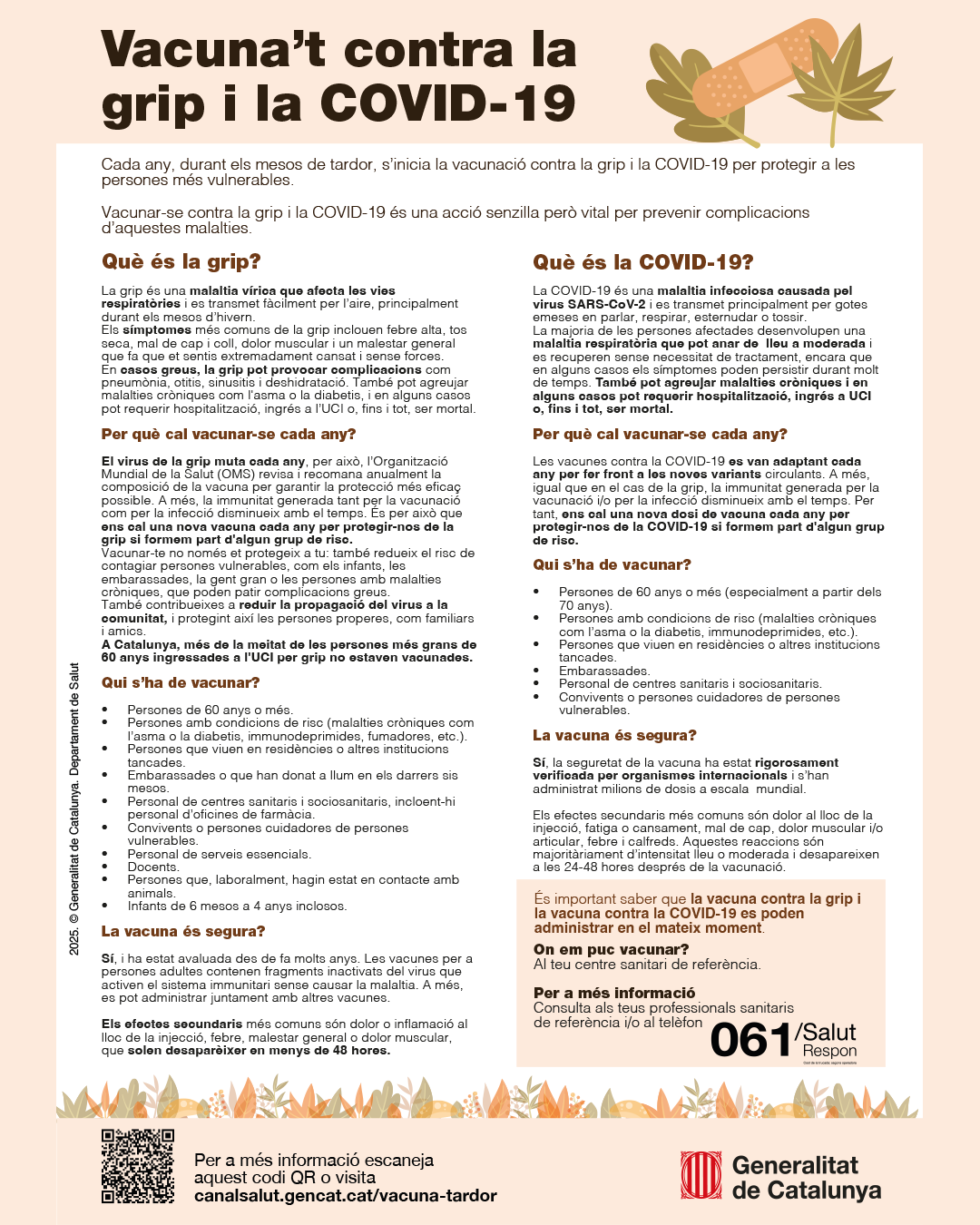 Arrenca la campanya contra la grip amb l'objectiu de vacunar el 75% dels professionals de salut