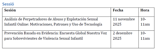 ASSOCIACIÓ REACH: WEBMINARS GRATUÏTS PREVENCIÓ VIOLÈNCIA SEXUAL INFANTIL