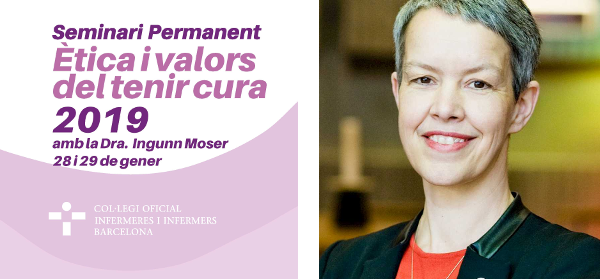 Ingunn Moser, sociòloga referent internacional en estudis de ciència i tecnologia al servei del tenir cura, visita Barcelona