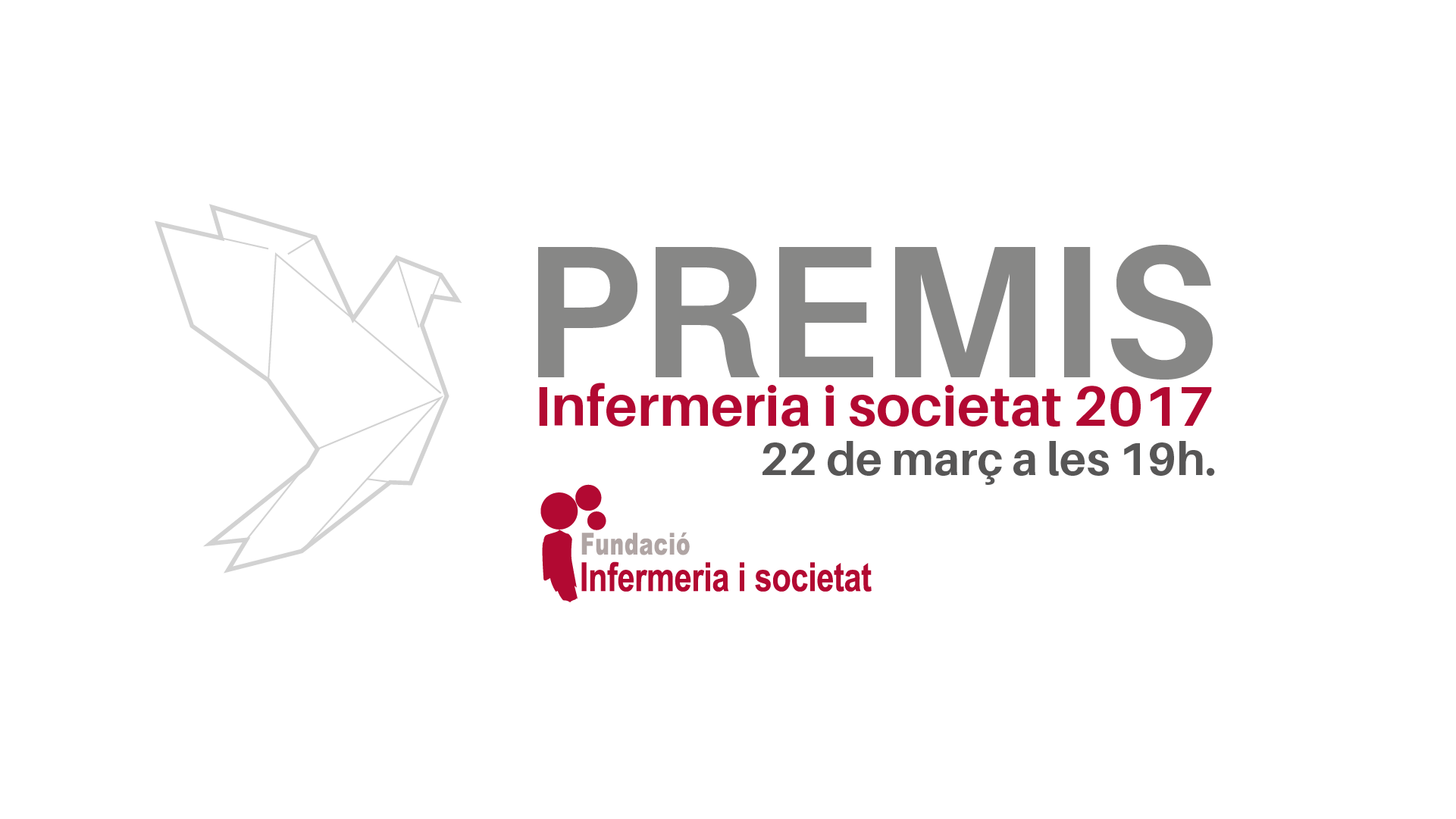 El pròxim 22 de març es lliuren els Premis Infermeria i societat 2017