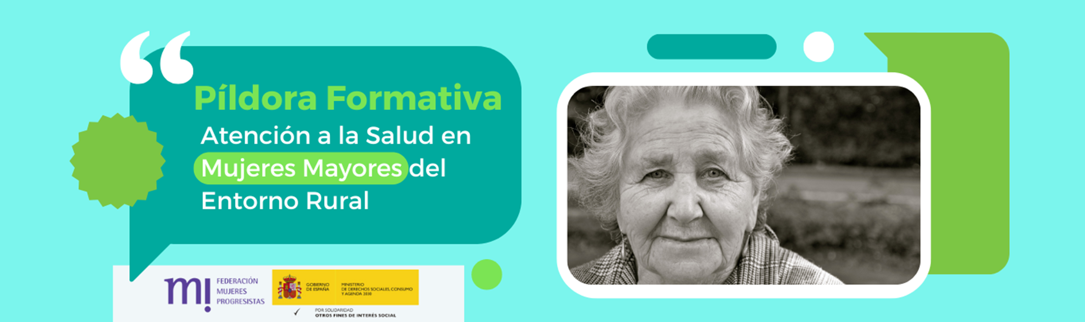 Píldora Formativa: Atención a la Salud de las Mujeres Mayores del Entorno Rural