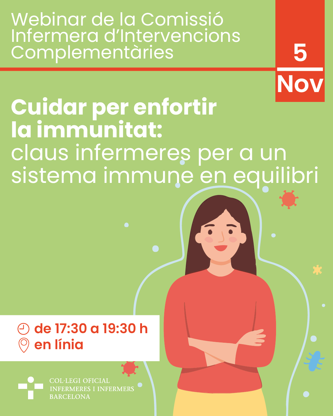 Webinar. Cuidar per enfortir la immunitat: claus infermeres per a un sistema immune en equilibri