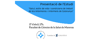 Presentació a Manresa de l'estudi "Salut, estils de vida i condicions de treball de les infermeres i infermers de Catalunya"