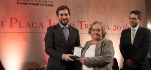Núria Cuxart rep la Medalla Josep Trueta 2016 del Govern per la seva contribució a l’estructura professional de les infermeres
