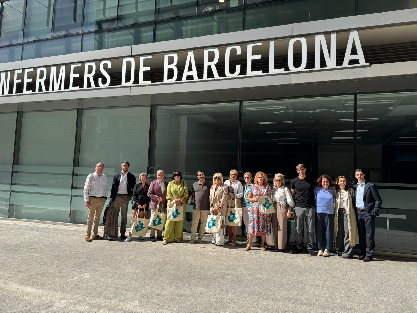 Trobada internacional al COIB amb representants de la professió infermera de Polònia